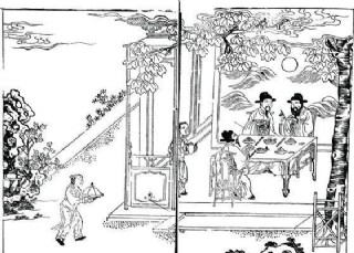 中国古典文学插图 木刻版画 中国传统文化35