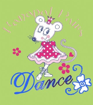 卡通老鼠老鼠姑娘