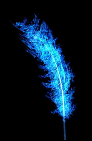 蓝色火焰图片
