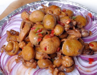 铁板孜然腰花图片