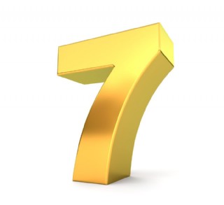 金色数字7