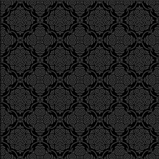 黑色古典底纹