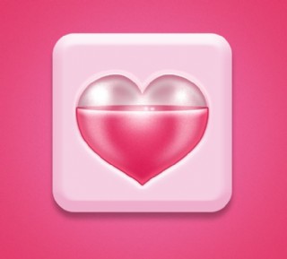 粉色桃心app图标