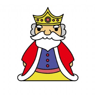 卡通童话国王图图案元素