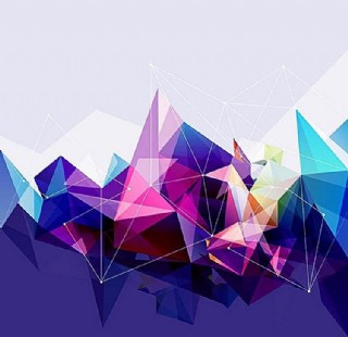 浅紫炫彩多元化背景