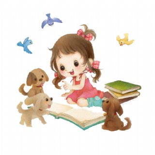 童话世界弯月星星图片